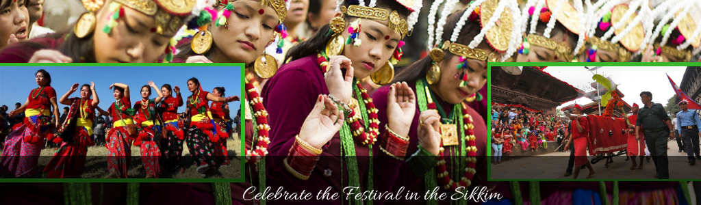 celebrate the festival in the Sikkim